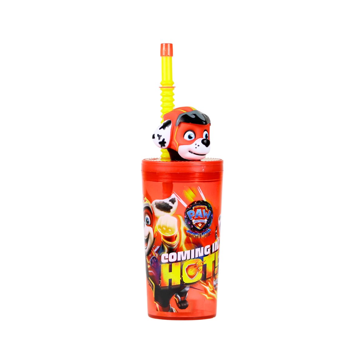 SCOOL - Vaso tumbler con caña - Paw Patrol Marshal