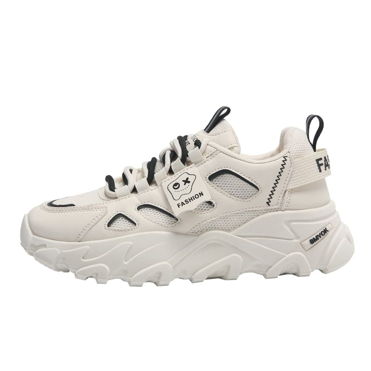 SHANDIAN - Zapatillas Plataforma Mujer Negro