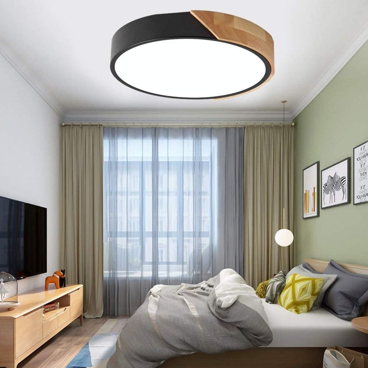 HOME NEAT - LED Lámpara de Techo Moderna Ø30cm Regulable Redondo para Habitacion