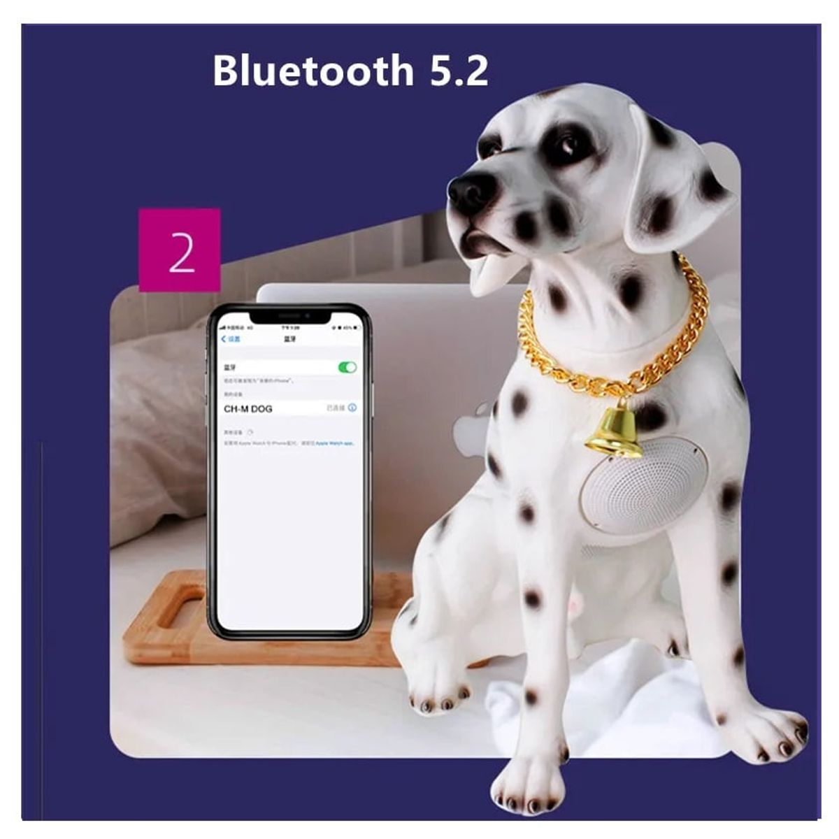 OEM - Parlante Diseño DALMATA Bluetooth soporta microfono