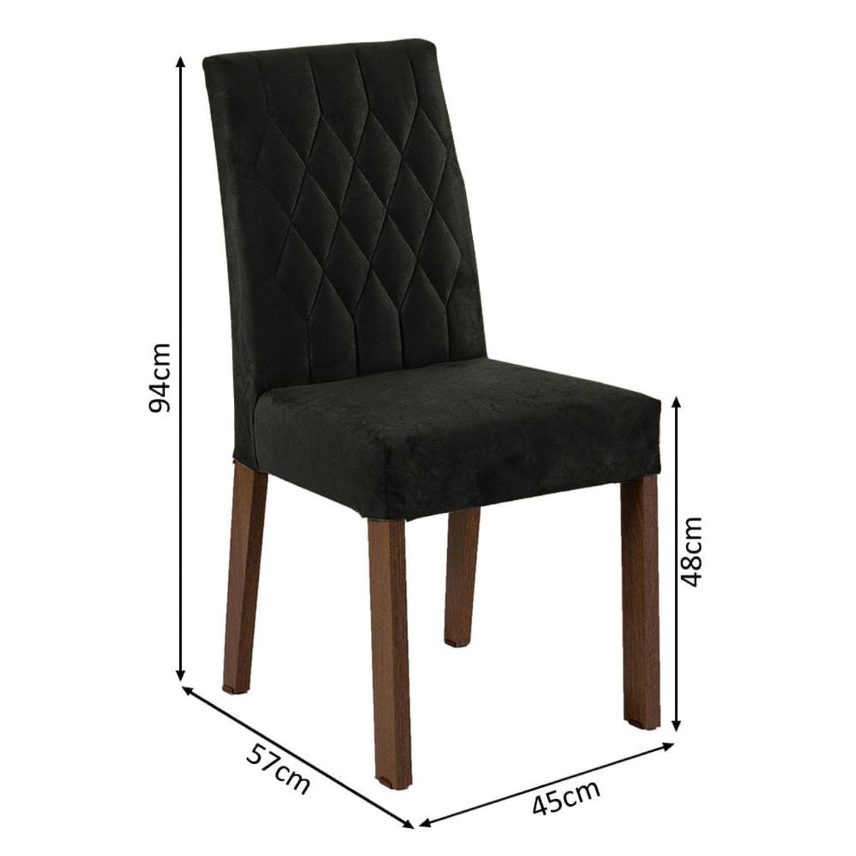 MADESA - Juego de Comedor Leila con 8 Sillas