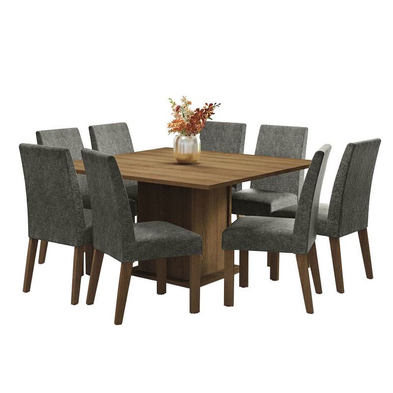MADESA - Juego de Comedor Doris con 8 Sillas