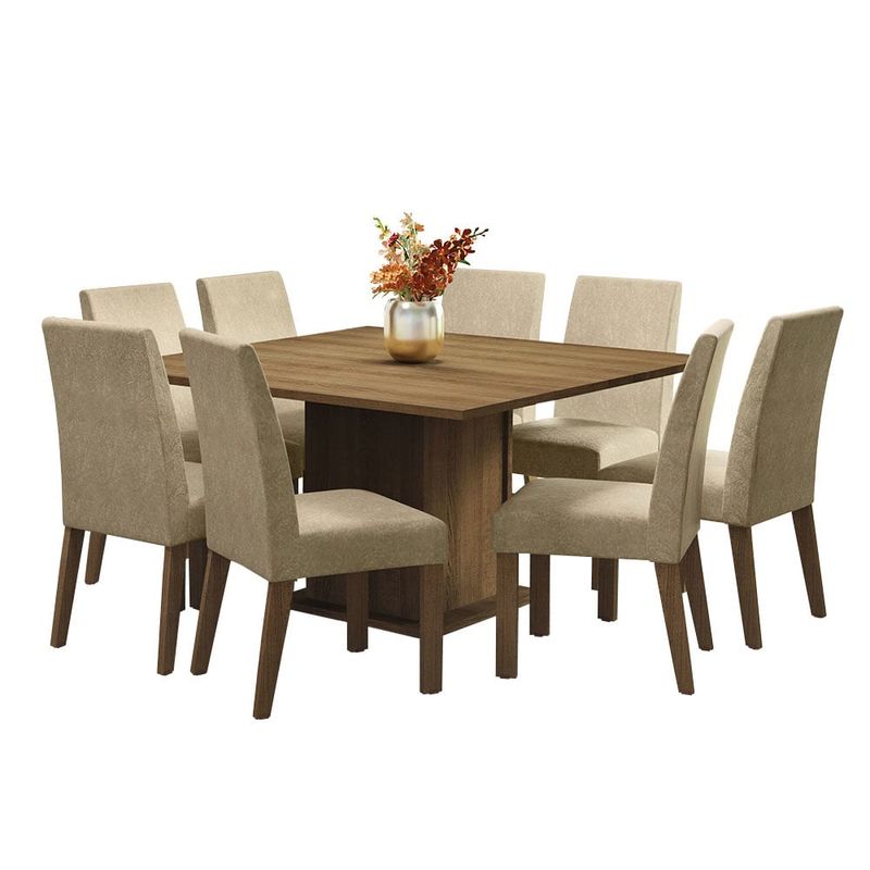 MADESA - Juego de Comedor Doris con 8 Sillas