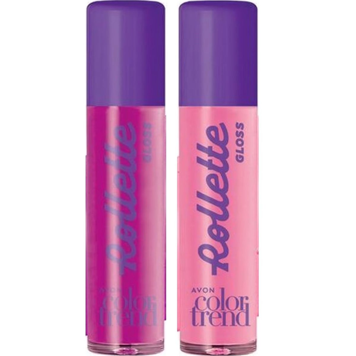 AVON - Pack x2 Color Trend Brillo Labial Roller  5,5 ml - MORA y FRESA