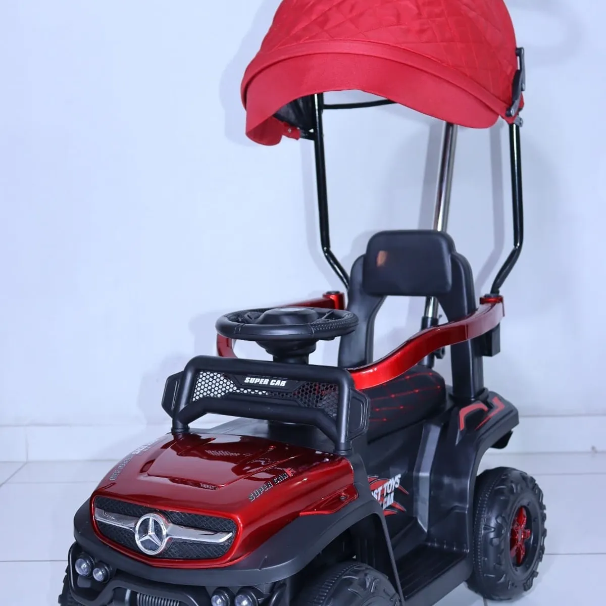 GENERICO - Carrito para Niños Musical con Guiador Merce  Control Red