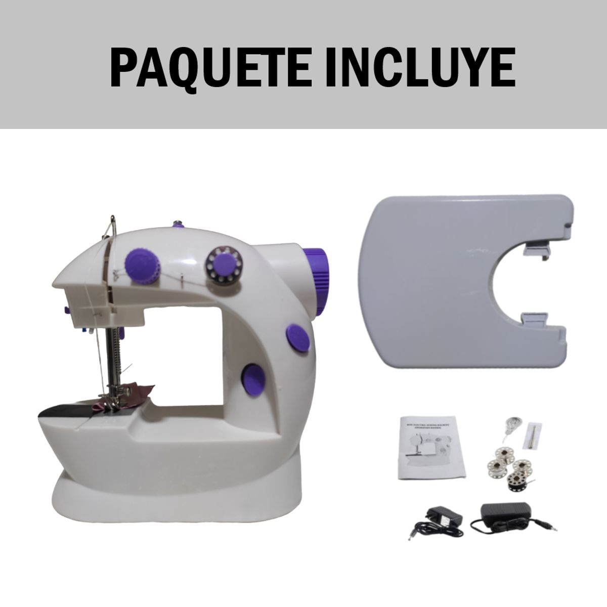 GENERICO - Mini Máquina de Coser con accesorios incluidos