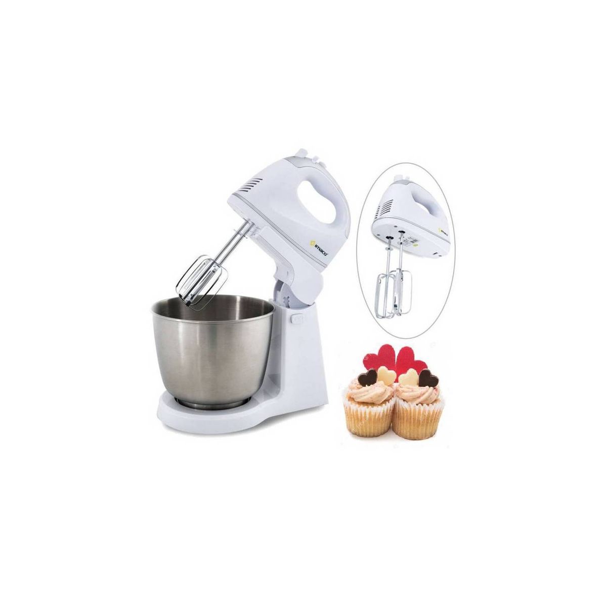 IMACO - Batidora de Pedestal c Bowl de Metal Imaco HM3025S