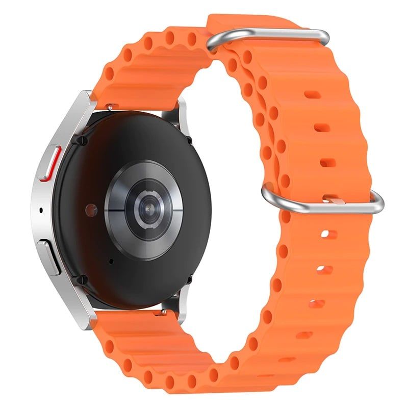 GENERICO - Correa Silicona Ocean para XIAOMI WATCH S2 - Naranja