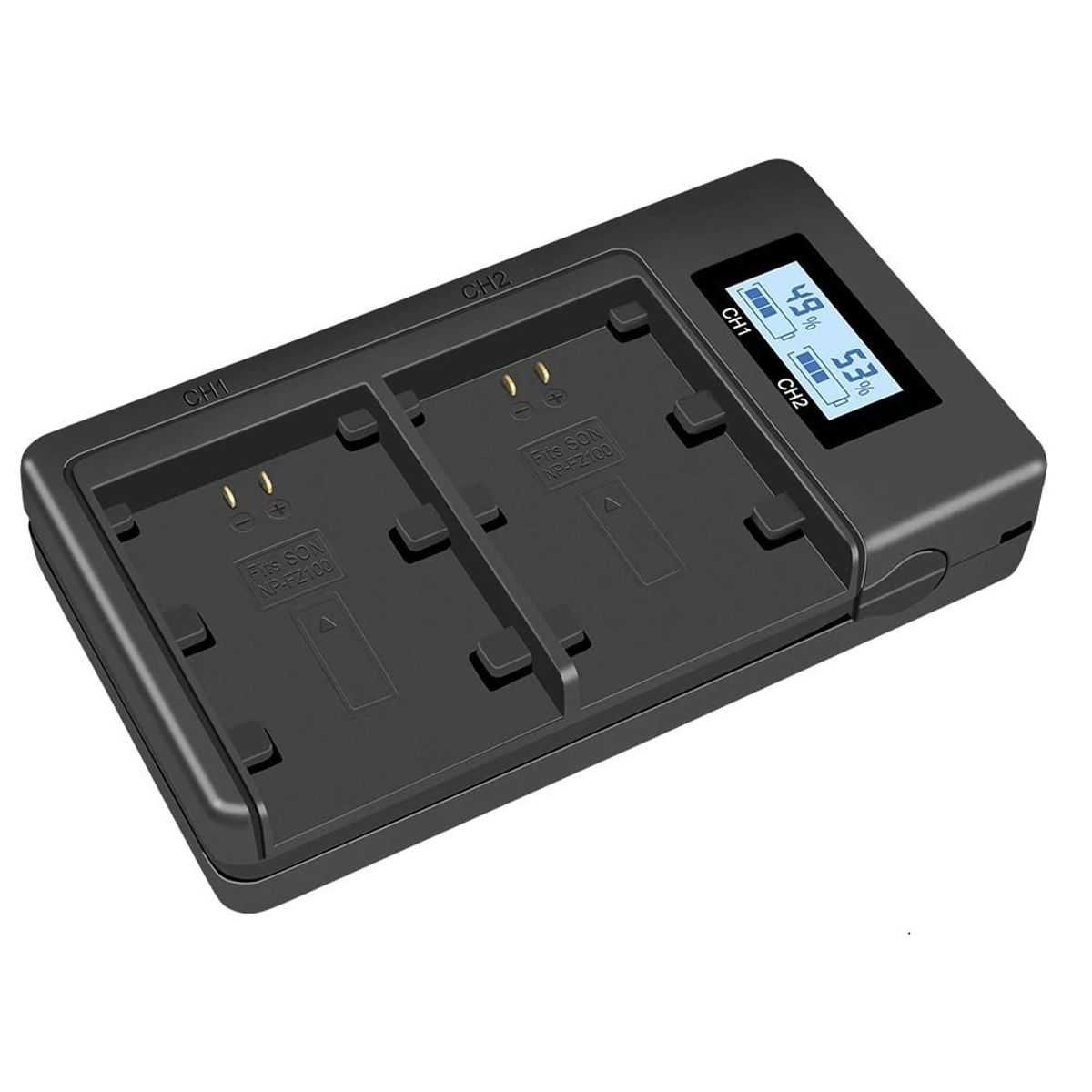 GENERICO - Cargador NP-FZ100 Doble con Pantalla