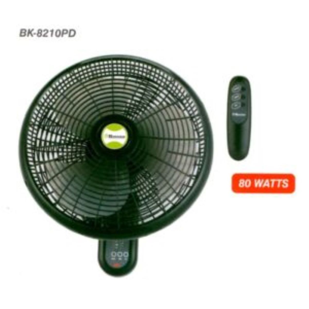 BOSSKO - Ventilador De Pared Bossko BK-8210PD con control remoto