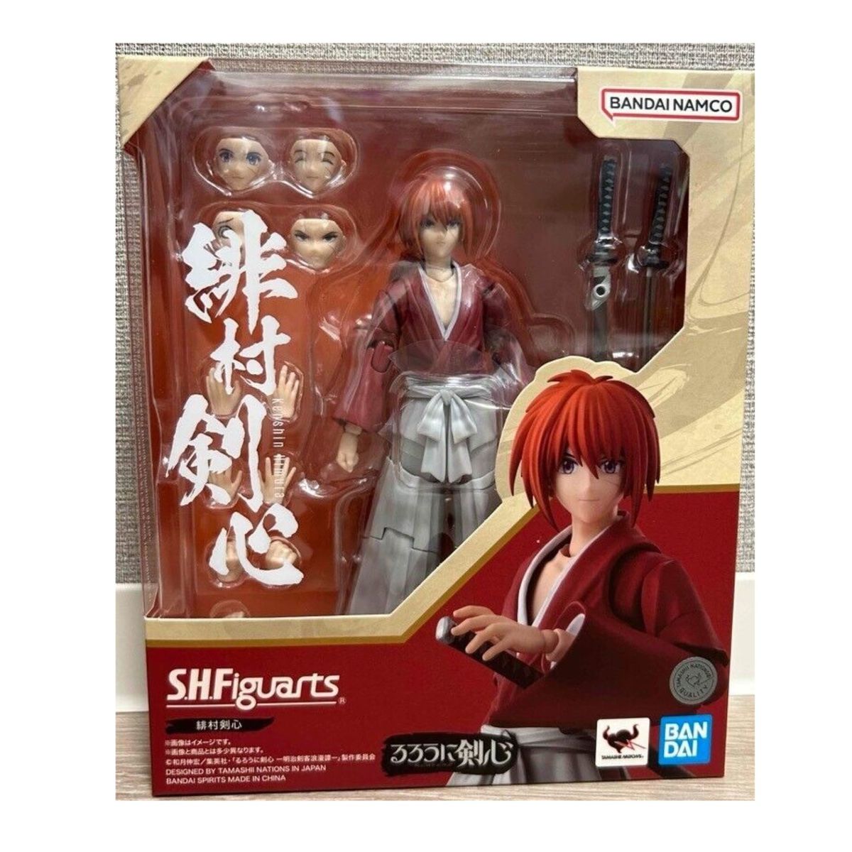 BANDAI - Meiji Swordsman SH Figuarts Kenshin Himura Samurai X
