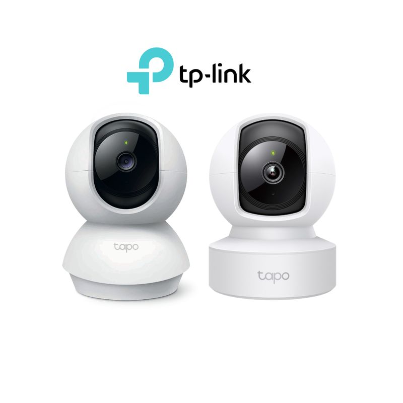 TP LINK - Kit de Cámaras de Seguridad Wi-Fi 360º Tapo C210 2K + Tapo C212 2K - Tplink
