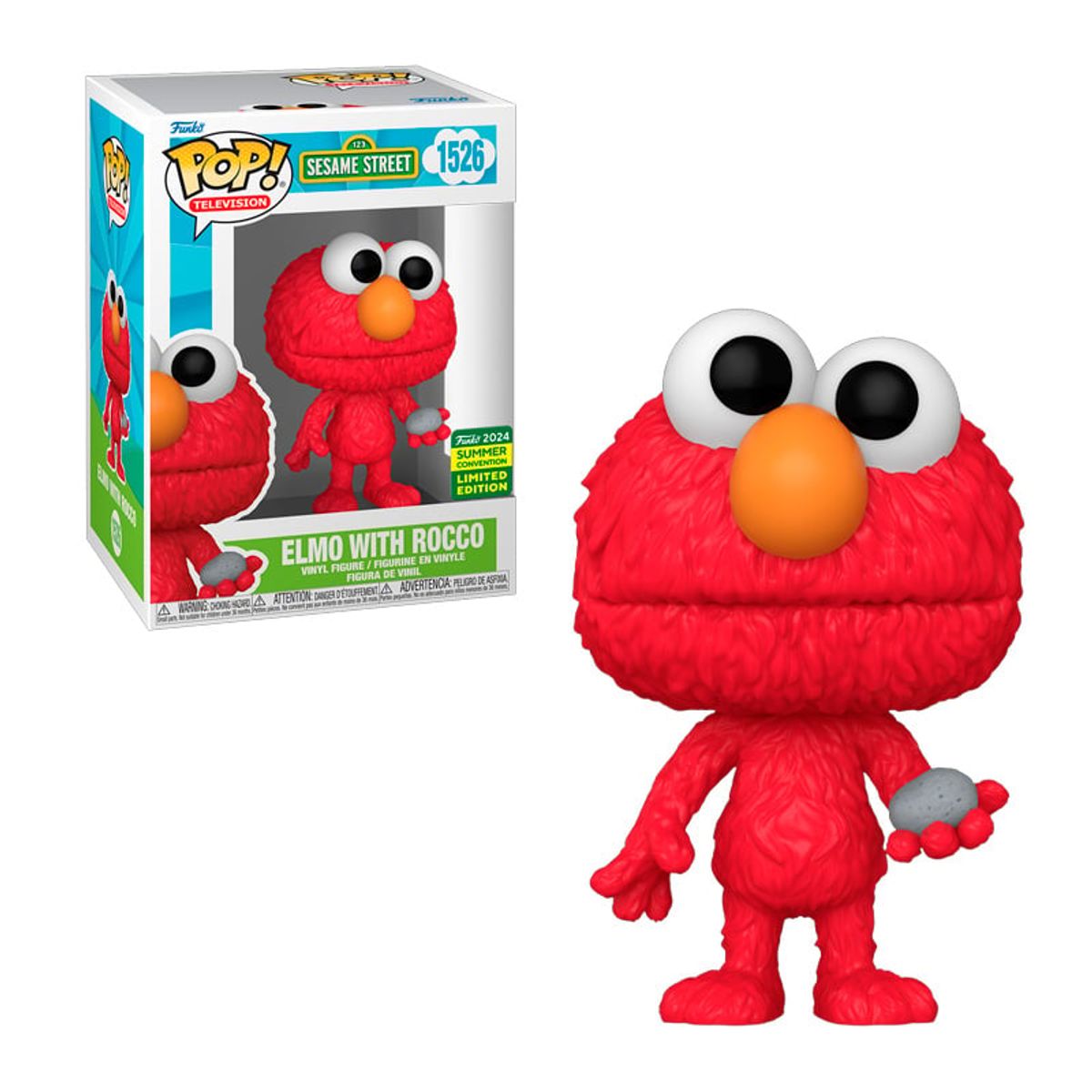 FUNKO - ELMO WITH ROCCO FUNKO POP EXCLUSIVO ORIGINAL