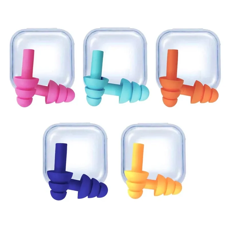 OEM - Tapon de oidos Pack 4 unid - Anti Ruidos Duerme Mejor - De silicona