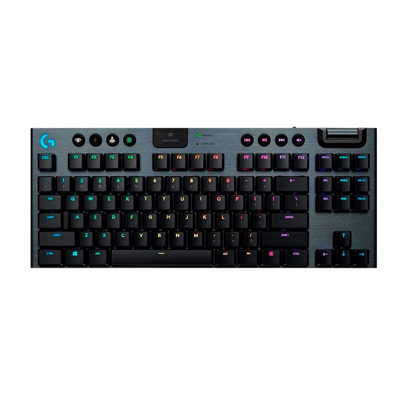 LOGITECH - TECLADO LOGITECH G915 TKL LIGHTSPEED RGB NEGRO P/N: 920-009495