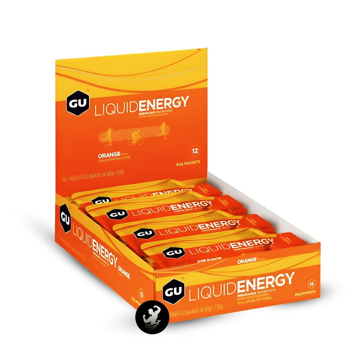 GENERICO - GU Gel energizante Líquido caja x 12 unidades - Orange