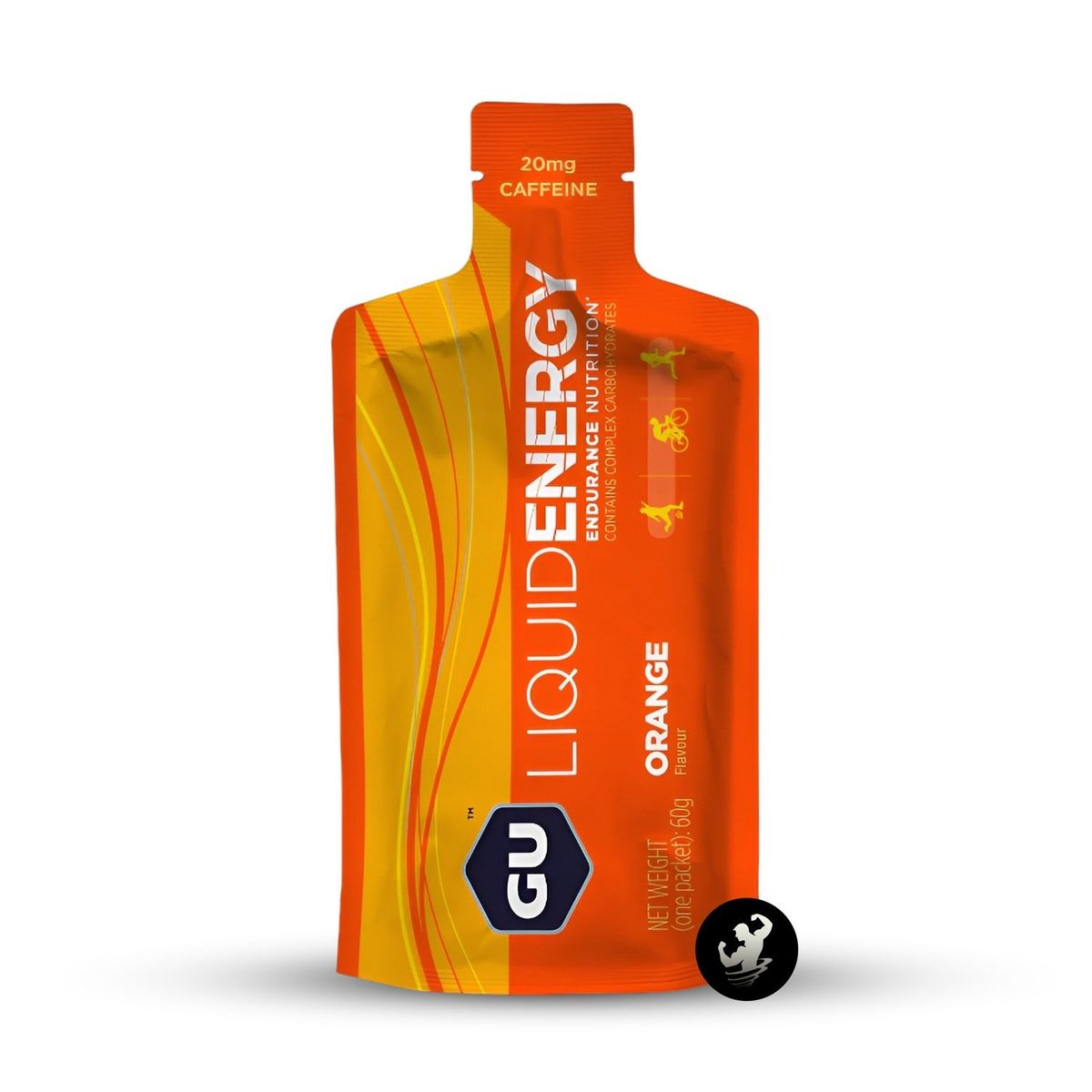 GENERICO - GU Gel energizante Líquido caja x 12 unidades - Orange