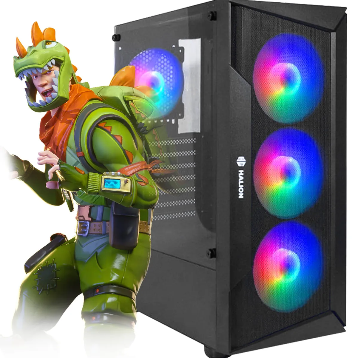 AMD - Computadora PC GAMER RYZEN 5 5600GT RAM 32GB SSD 1TB PANTALLA 27" FULL HD