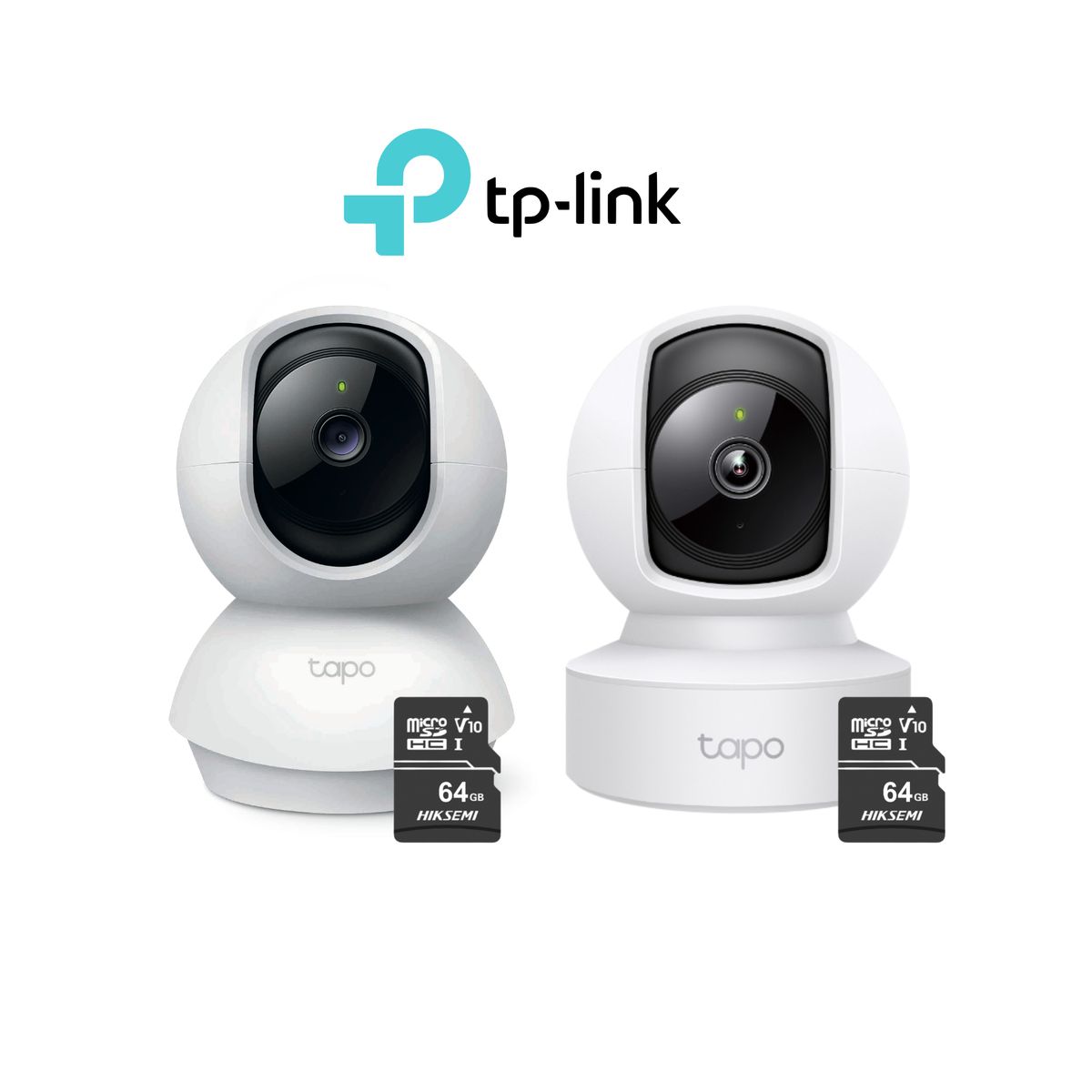 TP LINK - Kit de Cámaras de Seguridad Tapo C210 + Tapo C212 + Micro SD 64 gb - Tplink