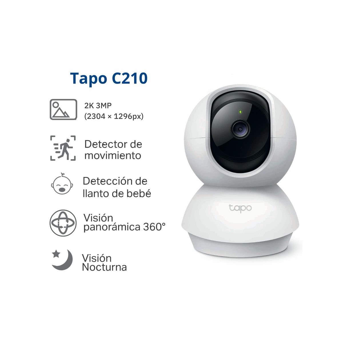 TP LINK - Kit de Cámaras de Seguridad Tapo C210 + Tapo C212 + Micro SD 64 gb - Tplink