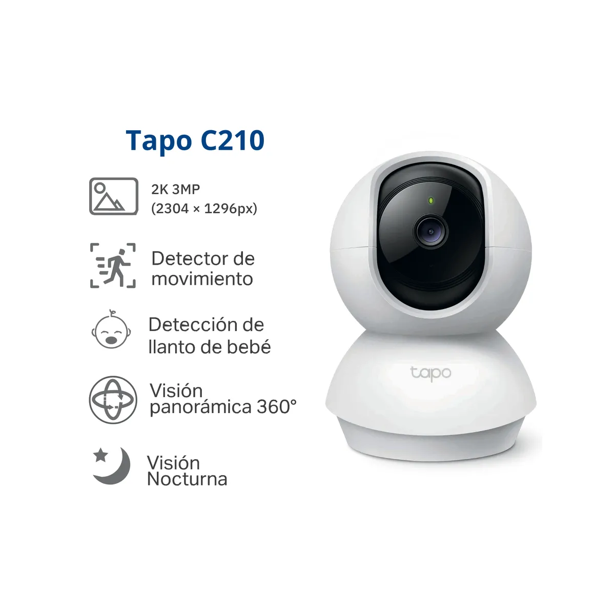 TP LINK - Kit de Cámaras de Seguridad Tapo C210 + Tapo C212 + Micro SD 128 gb - Tplink