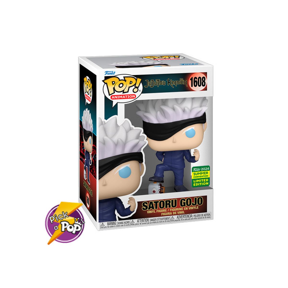 FUNKO - JUJUTSU KAISEN SATORU GOJO WITH DEFEATED JOGO 1608