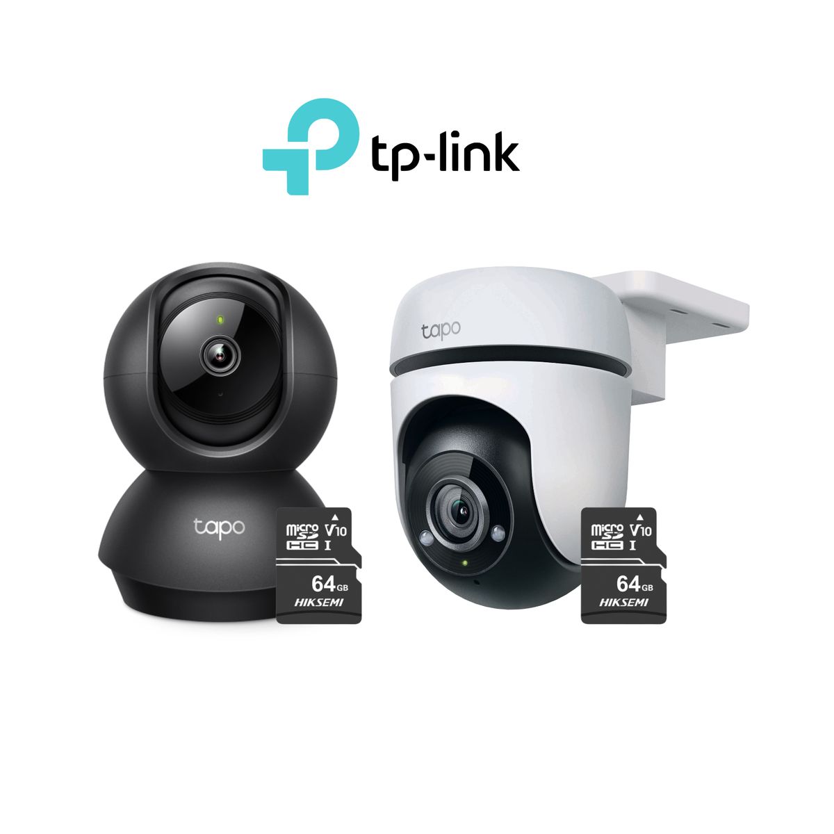 TP LINK - Cámara de seguridad 2K Tapo C211+ Tapo C510W + Micro SD 64 gb - Tp-Link