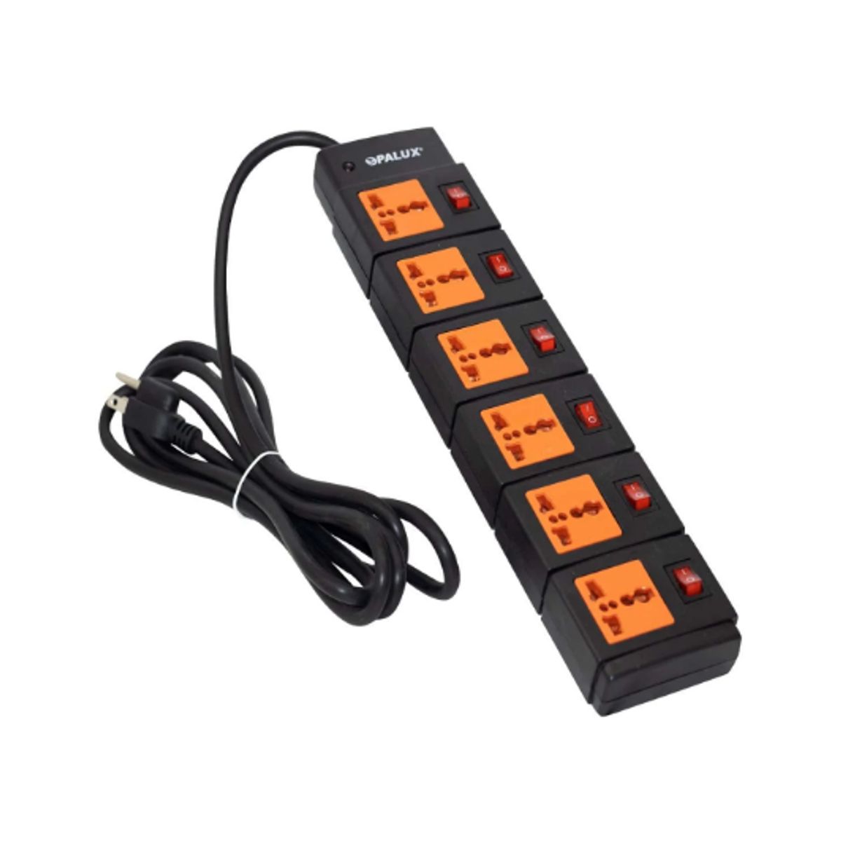 OPALUX - Supresor de Picos 6 Salidas Switch Individual 14-540B OPALUX