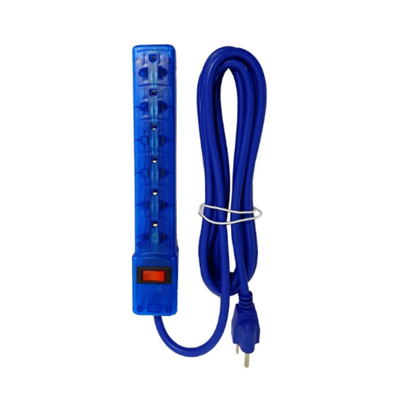 SONCA - Supresor de Picos de 6 Tomas 3Mts Azul SS-100A3 SONCA