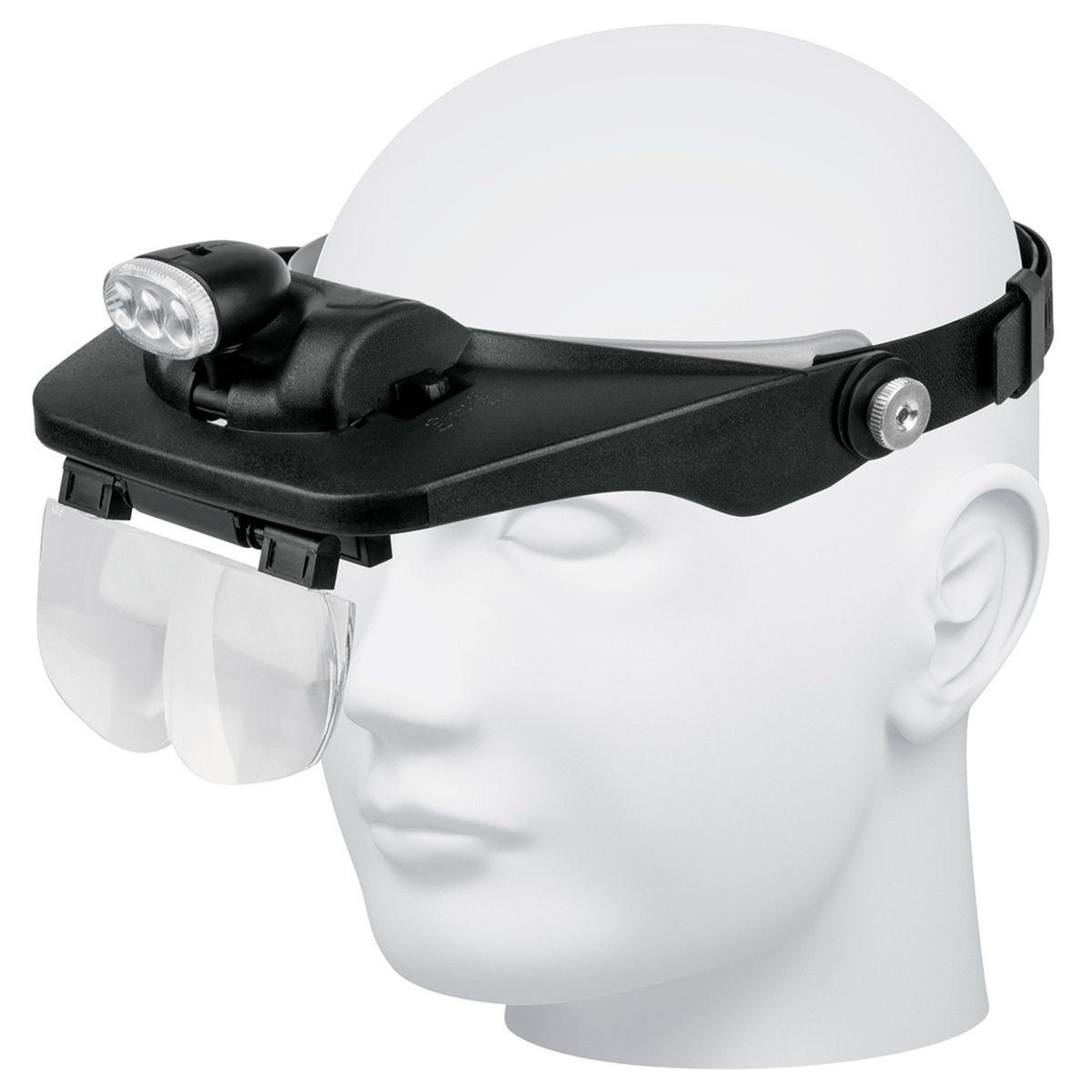 TRUPER - Lupa optovisor con luz led linterna de cabeza pretul Truper