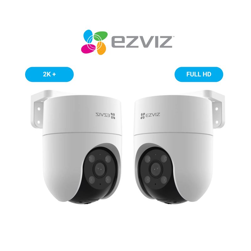EZVIZ - Cámara Inalámbrica WiFi PT H8C Full HD + H8C 2k 4MP - Ezviz