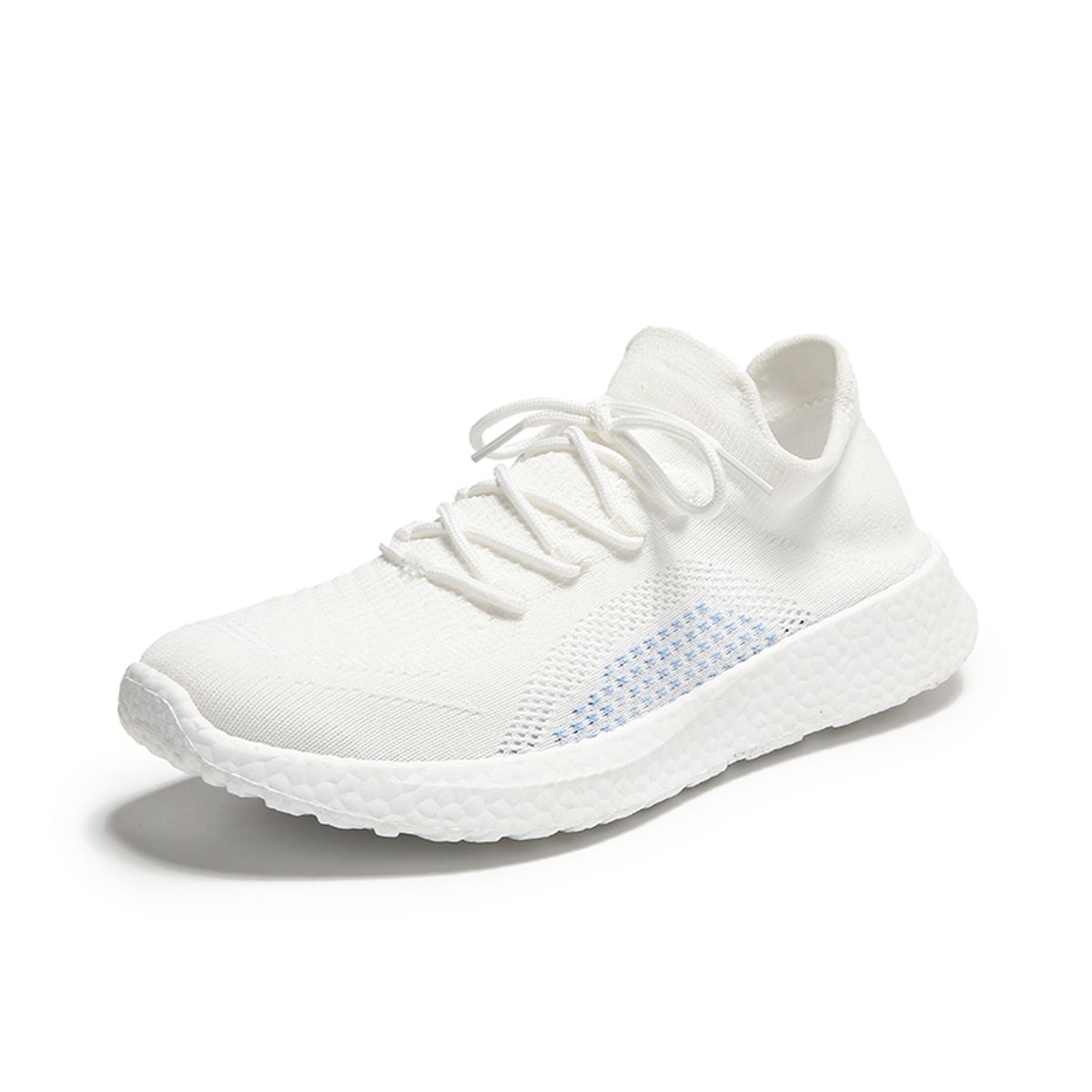 SHANDIAN - Zapatillas Plataforma Mujer Blanco