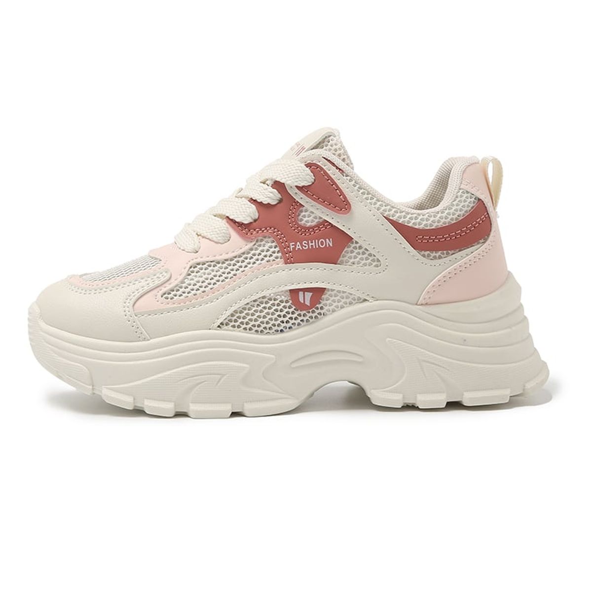 SHANDIAN - Zapatillas Plataforma Mujer Amarillo