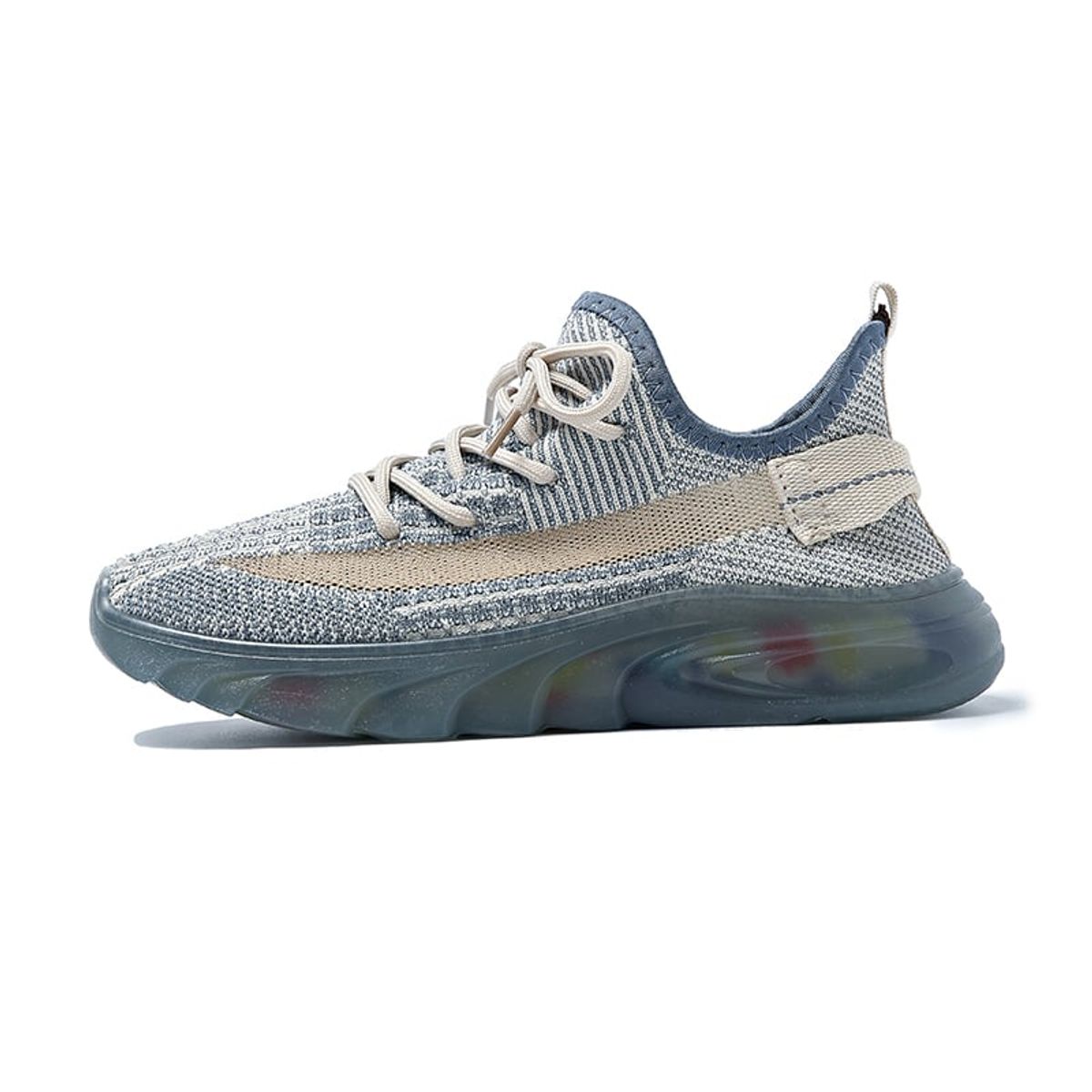 SHANDIAN - Zapatillas Plataforma Mujer Azul