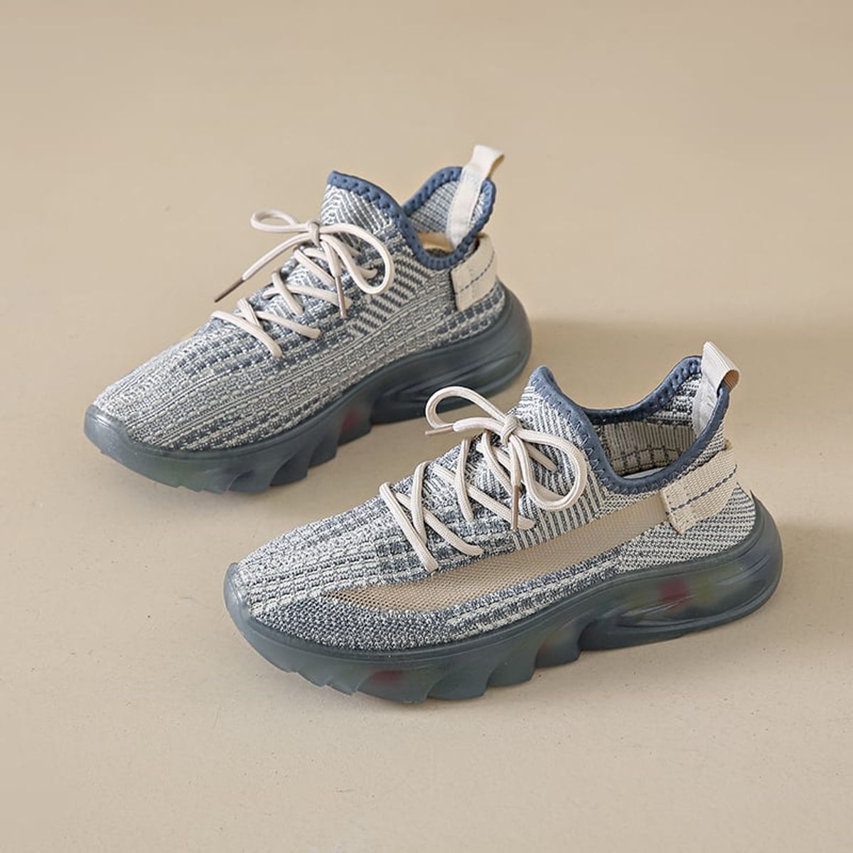 SHANDIAN - Zapatillas Plataforma Mujer Azul