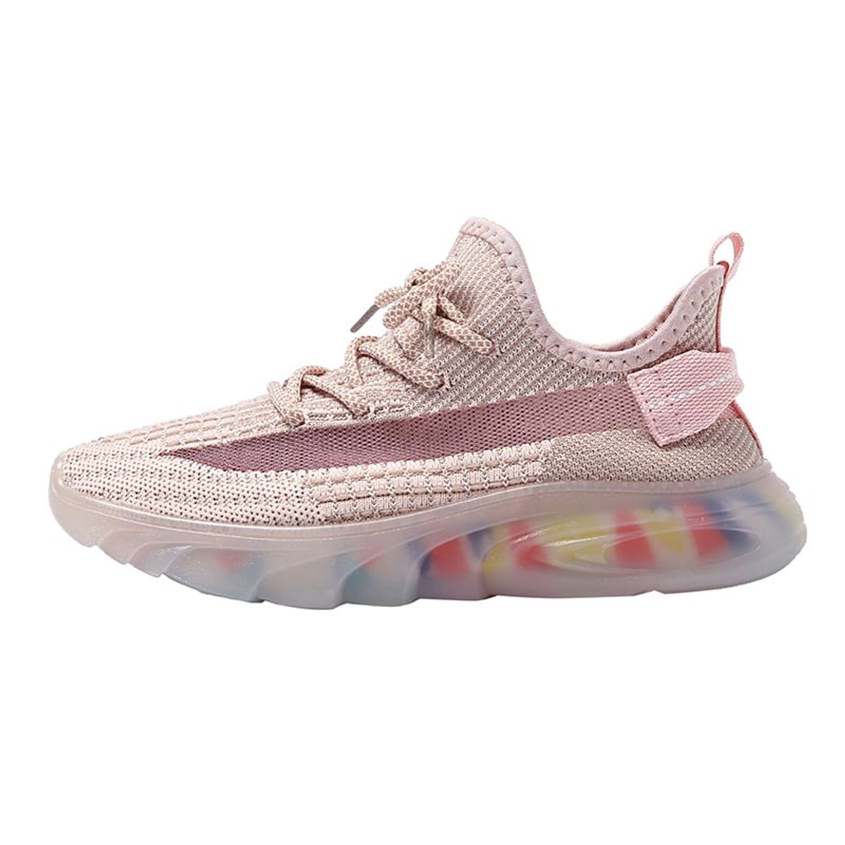 SHANDIAN - Zapatillas Plataforma Mujer Rosa