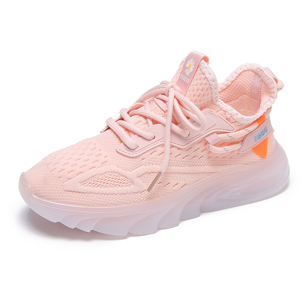 SHANDIAN - Zapatillas Plataforma Mujer Rosa