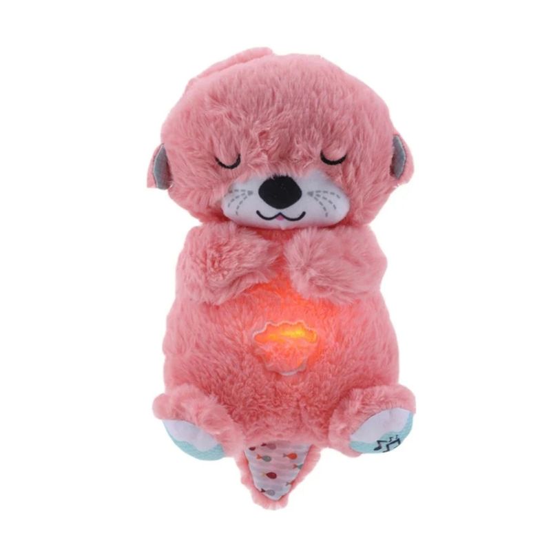 Bebé Recién Nacido Nutria Peluche Bebe Respiración Peluche Nutria