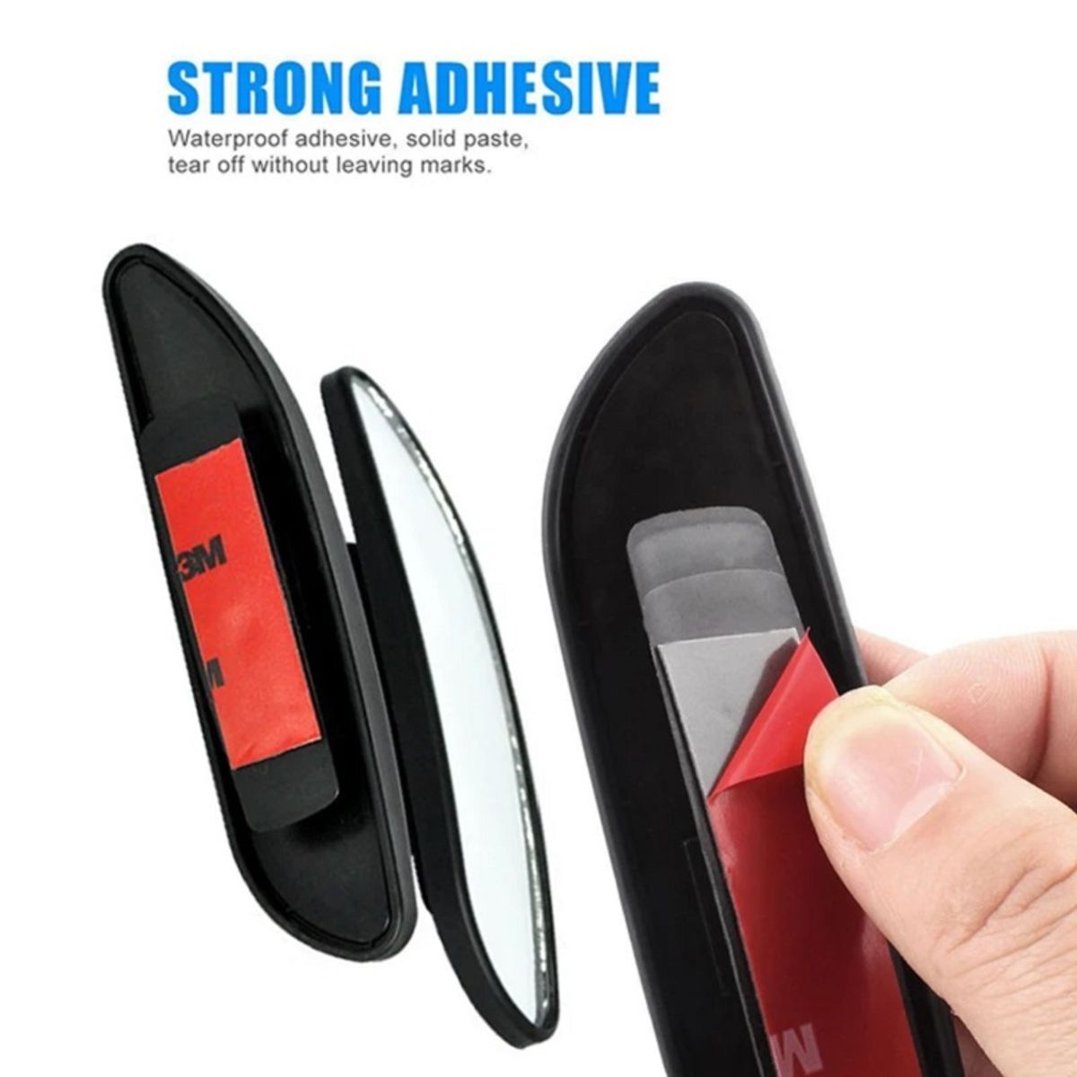 GENERICO - Espejo de punto ciego amplio para carro