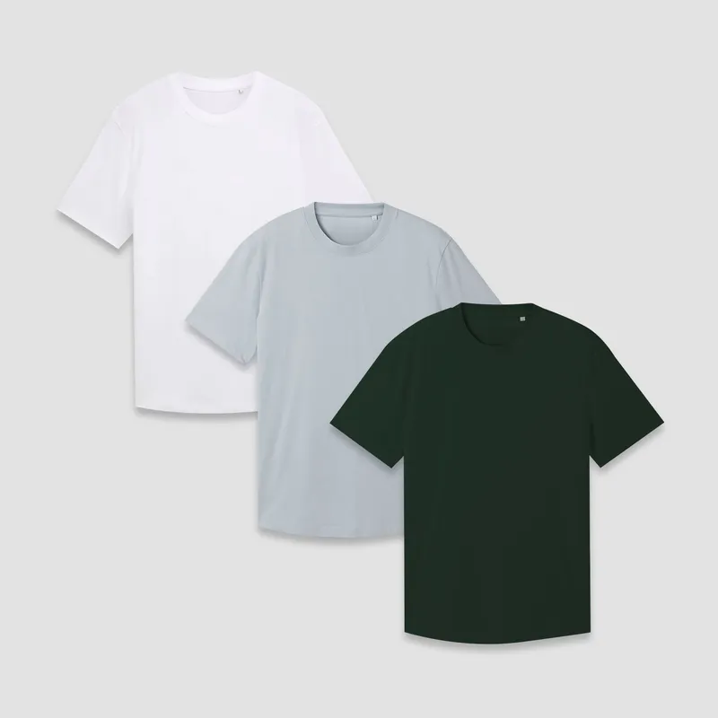 TEILOR - PACK X 3 POLOS BASICOS PIMA HOMBRE