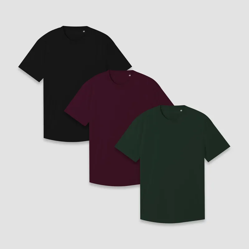 TEILOR - PACK X 3 POLOS BASICOS PIMA HOMBRE