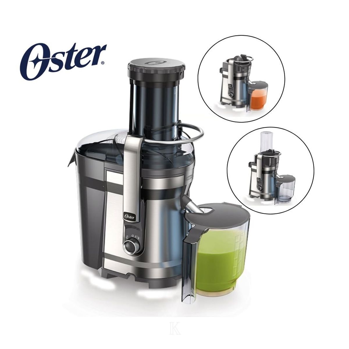 OSTER - EXTRACTOR DE JUGOS 3 EN 1 DE 1000W OSTER