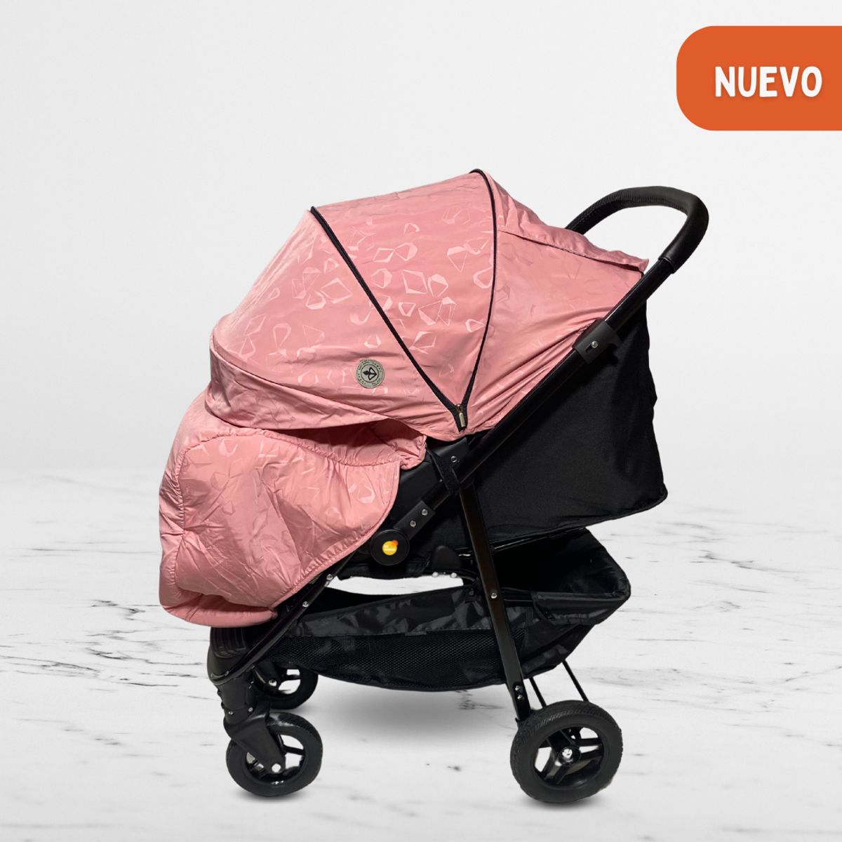 BABY HAPPY - Coche Cuna de Lujo «NEW VALENCIA» Graffiti Pink