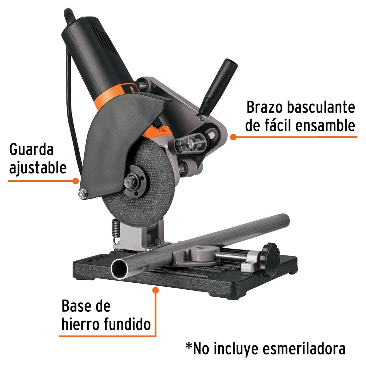 TRUPER - Soporte para esmeriladora amoladora angular de 4 1/2", (tronzadora)