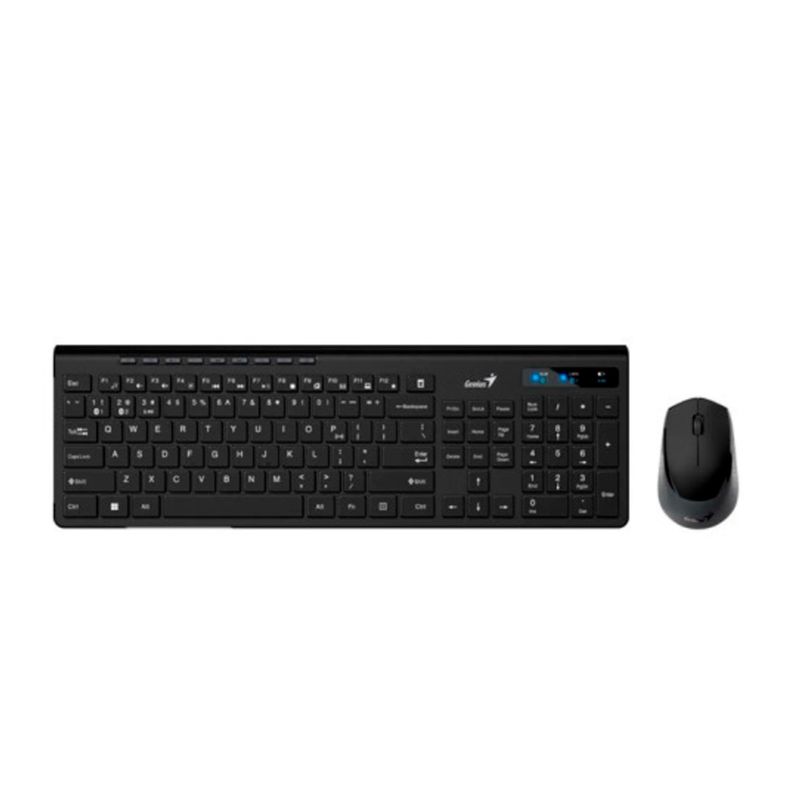 GENIUS - TECLADO GENIUS Y MOUSE SLIMSTAR 8230 WIRELESS NEGRO P/N: 31340015407