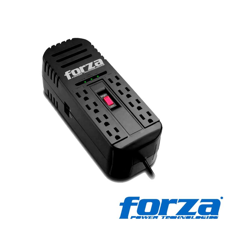 FORZA - Estabilizador Fvr-2202 Automático Forza 8 Tomas 2200VA/1100W