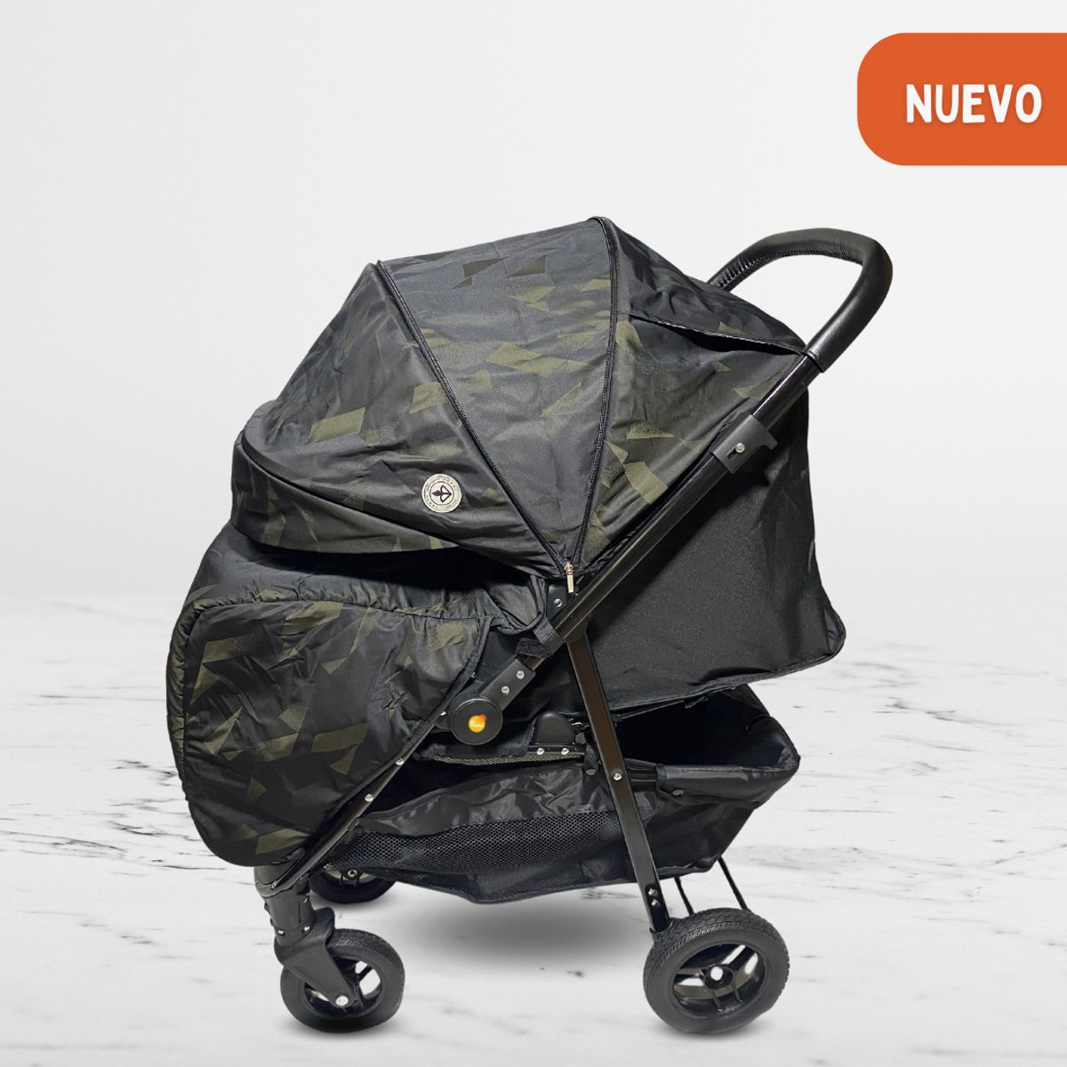 BABY HAPPY - Coche Cuna de Lujo «NEW VALENCIA» Graffiti Black