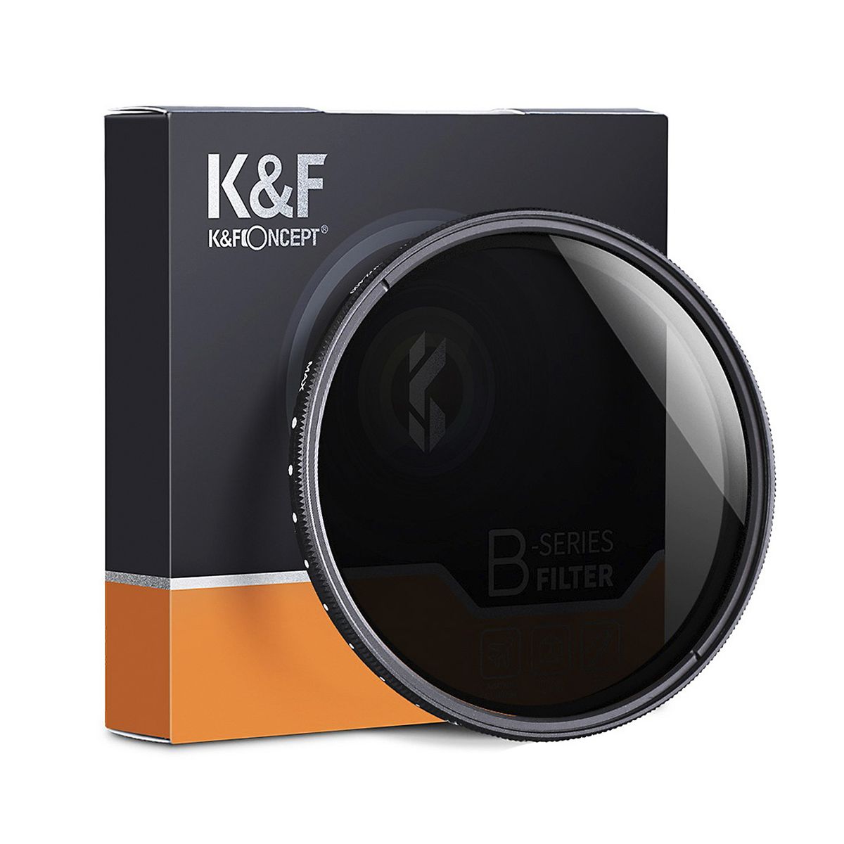 K&F CONCEPT - Filtro 58mm Densidad Neutra ND2-400 de 8 pasos variable – K&F Concept.