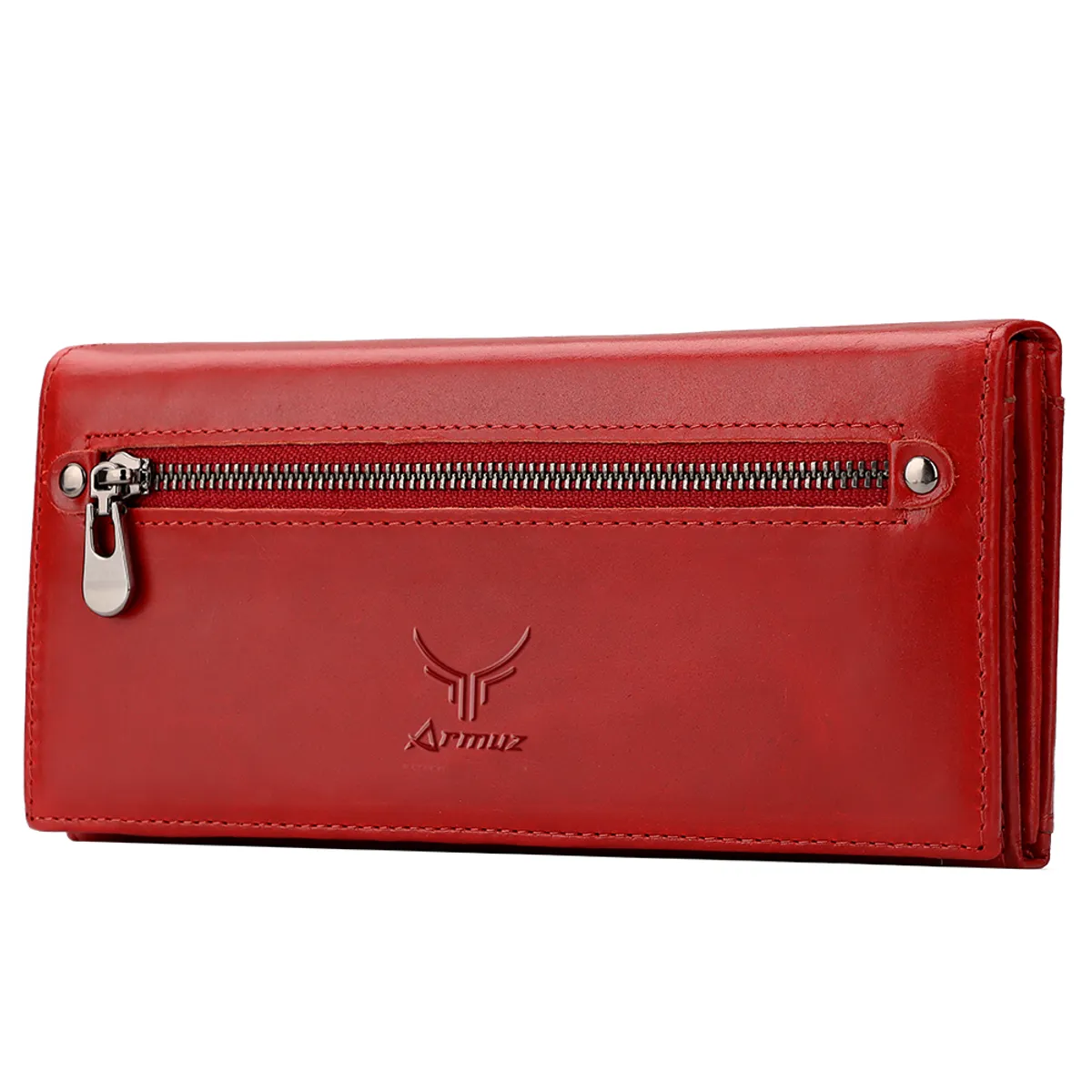 ARMUZ - Billetera de Cuero vacuno BP818 con RFID Mujer