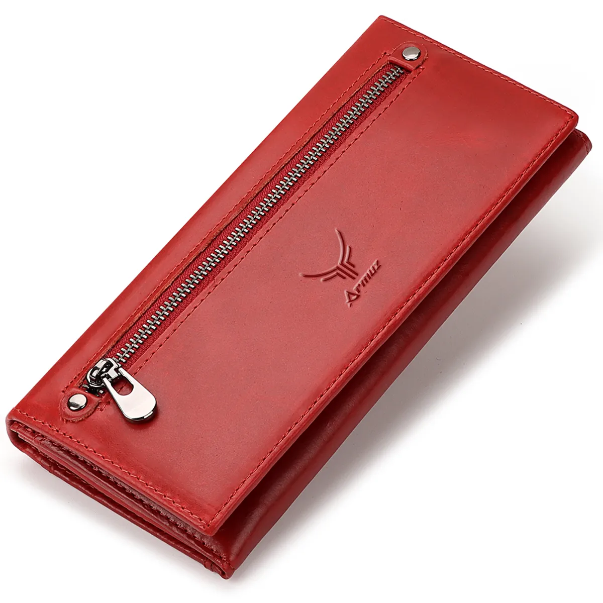 ARMUZ - Billetera de Cuero vacuno BP818 con RFID Mujer